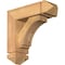 Ekena Millwork Imperial Arts and Crafts Smooth Bracket w/ Offset Brace, Western Red Cedar, 5 1/2"W x 16"D x 16"H BKT0604X16X16IMP03SWR - alternate 1